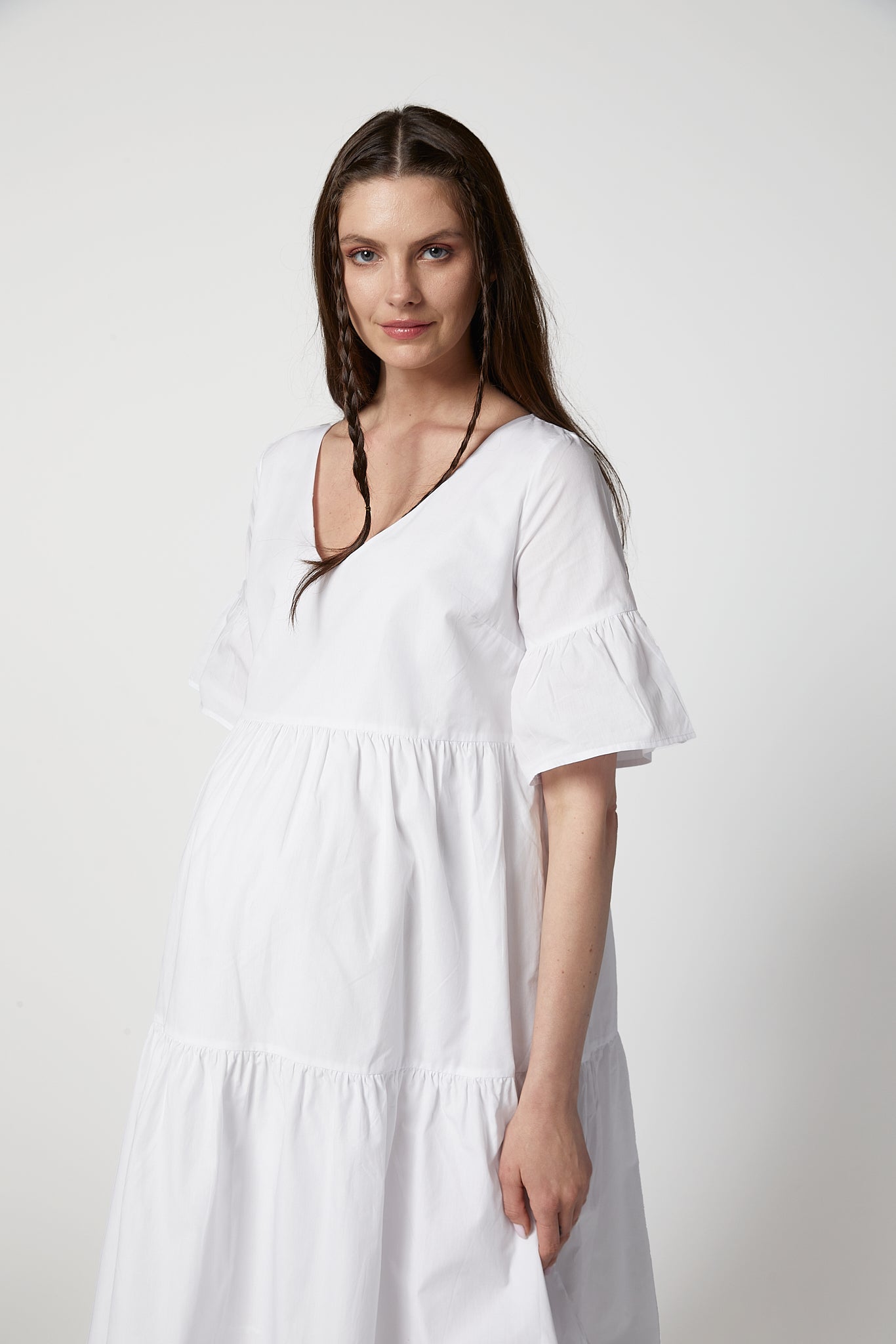 Freya Poplin Hamile Elbise