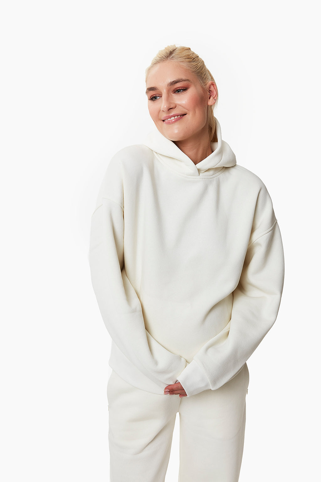 Willow Hamile Eşofman Takımı beyaz önden görünüm