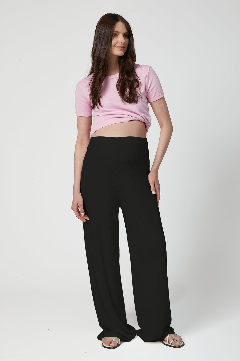 Celine Hamile Pantolon Siyah önden görünüm