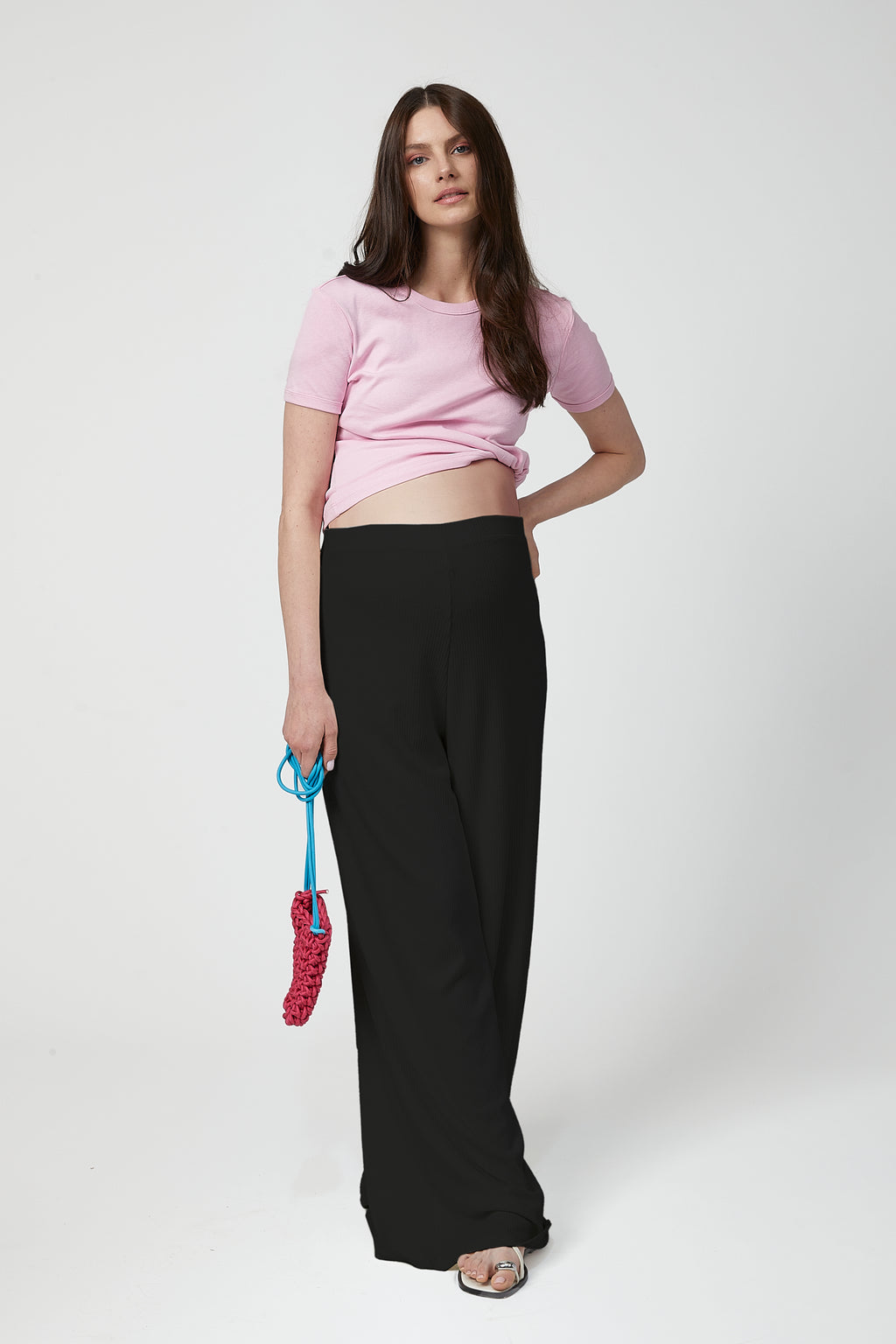 Celine Hamile Pantolon Siyah önden görünüm