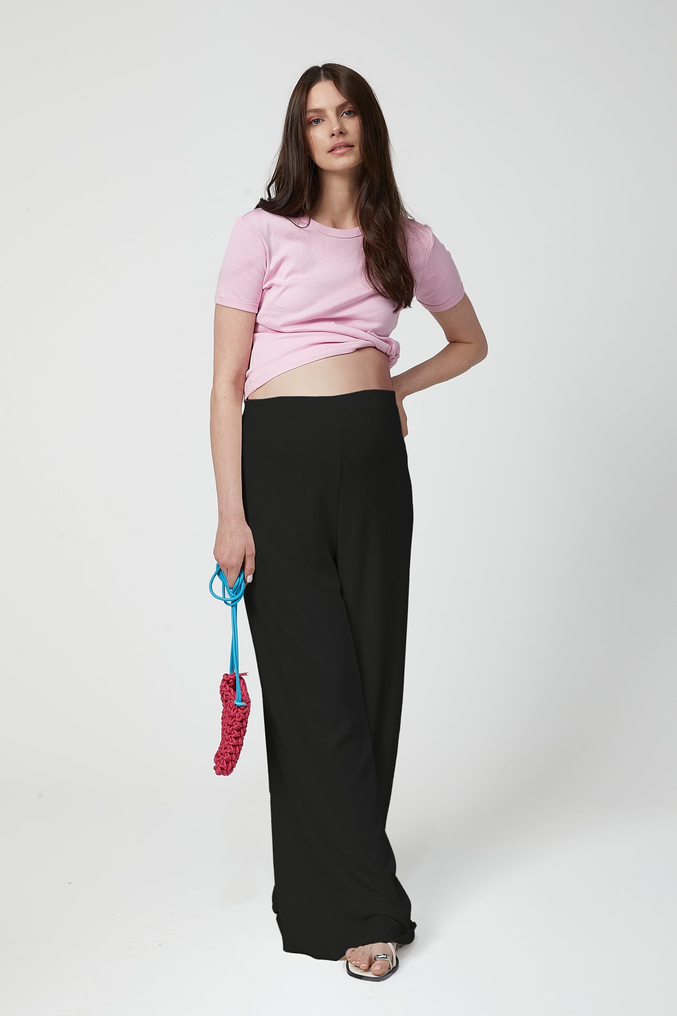 Celine Hamile Pantolon Siyah önden görünüm