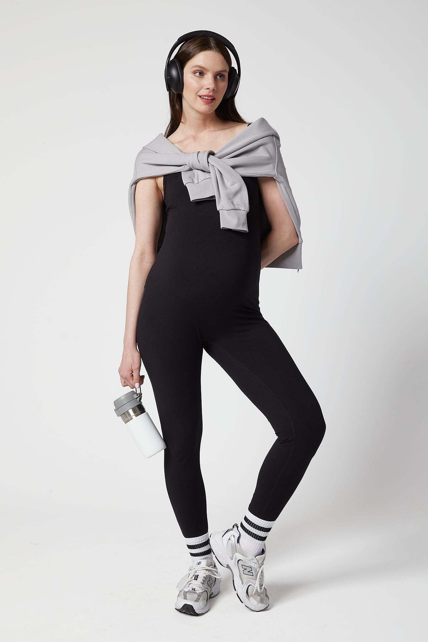 Gabriel Hamile Tulum siyah önden görünüm