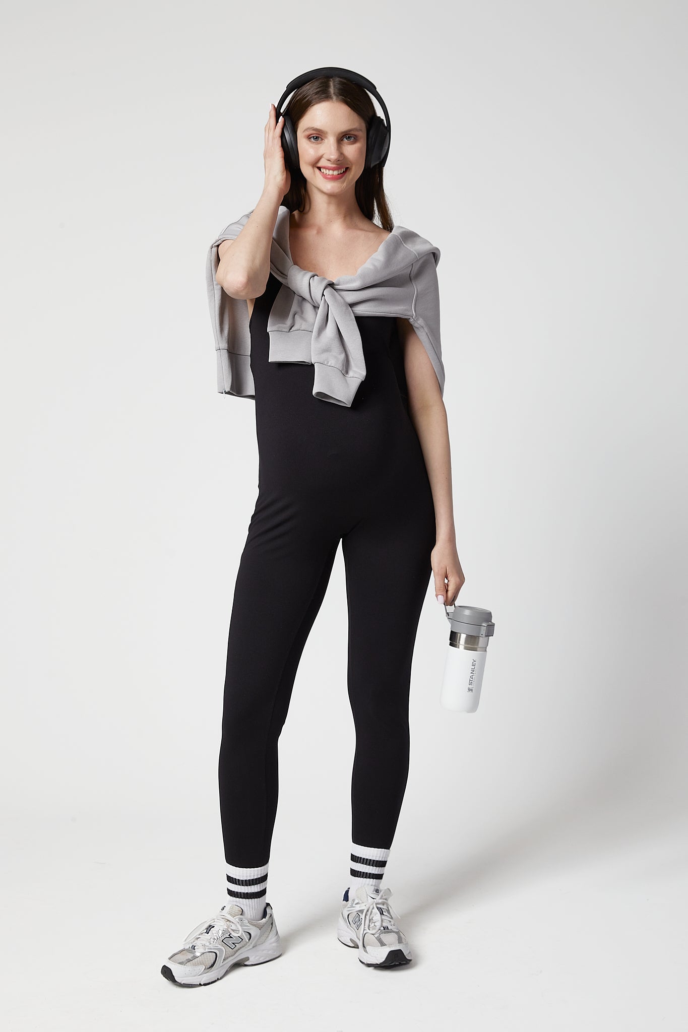 Gabriel Hamile Tulum siyah önden görünüm