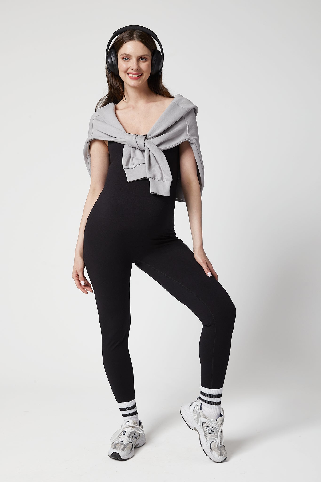 Gabriel Hamile Tulum siyah önden görünüm