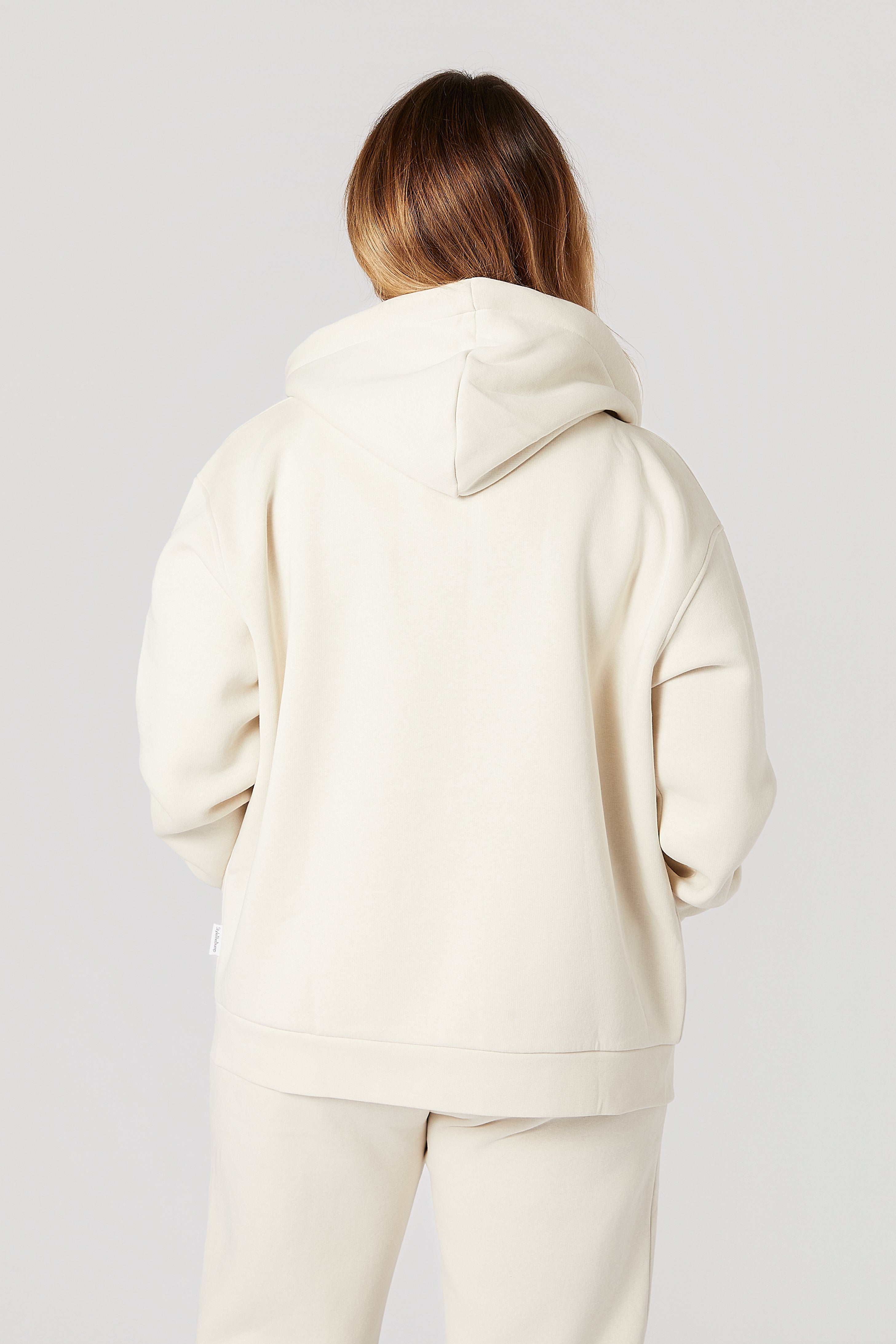 Rachel Hamile Eşofman Takımı bej arkadan görünüm